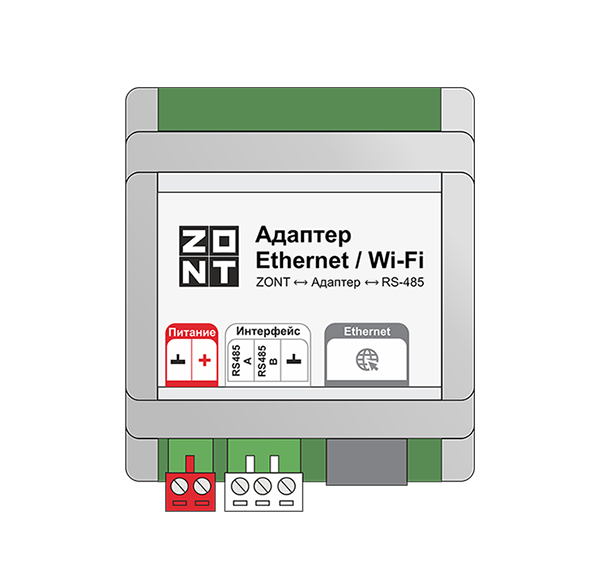 Адаптер ZONT Ethernet / Wi-Fi