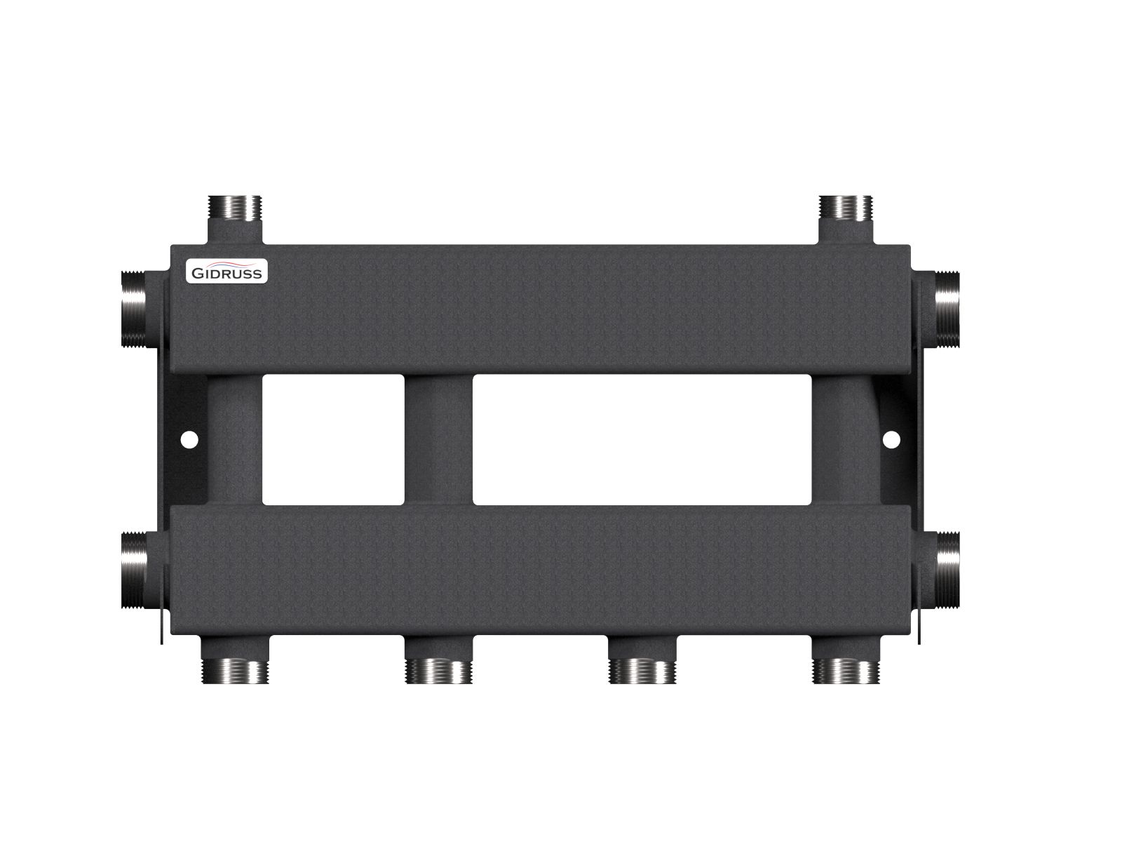 Модульный коллектор MK-150-2x32 (до 150 кВт, 2 магистр. подкл. G 1½″, 2 контура G 1¼″ вверх или вниз)