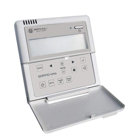 Компактная приточно-вытяжная установка SOFFIO UNO с Wi-Fi модулем RCS-1250-U+RCE-WFM