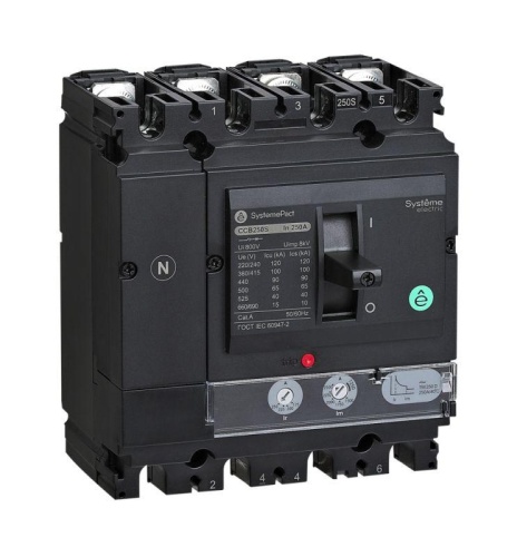 Выключатель автоматический SYSTEMEPACT CCB160 36кА 4P4D TMD160 рычаг SE SPC160F160L4DF