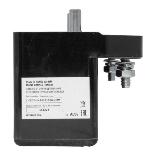 Панель втычная для ВА-99М 630 передн. присоед. EKF mccb99m-630-pin-3f