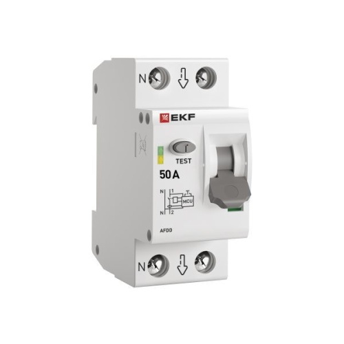 Устройство защиты от дугового пробоя (УЗДП) 1P+N 50А PROxima EKF afdd-2-50-pro