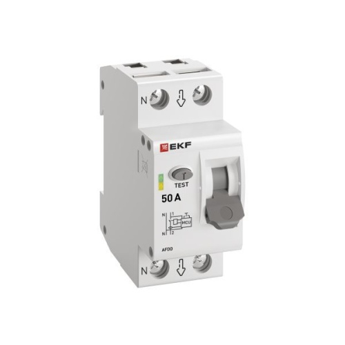 Устройство защиты от дугового пробоя (УЗДП) 1P+N 50А PROxima EKF afdd-2-50-pro