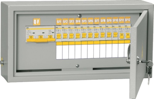 Щит ОЩВ-3-63-12-0 (ВВ63А 12х16А) IP31 IEK MSM10-3N-12-31