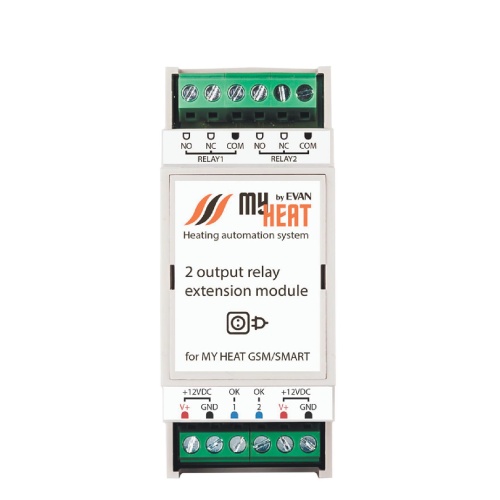 Блок реле на 2 выхода MyHeat RL2